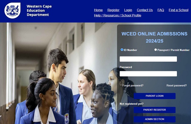 WCED Admission 2024